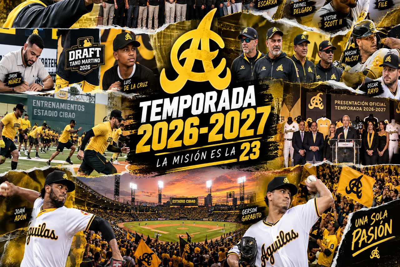 Águilas Cibaeñas llegan a la temporada 2026-2027 renovadas y decididas a conquistar su corona 23